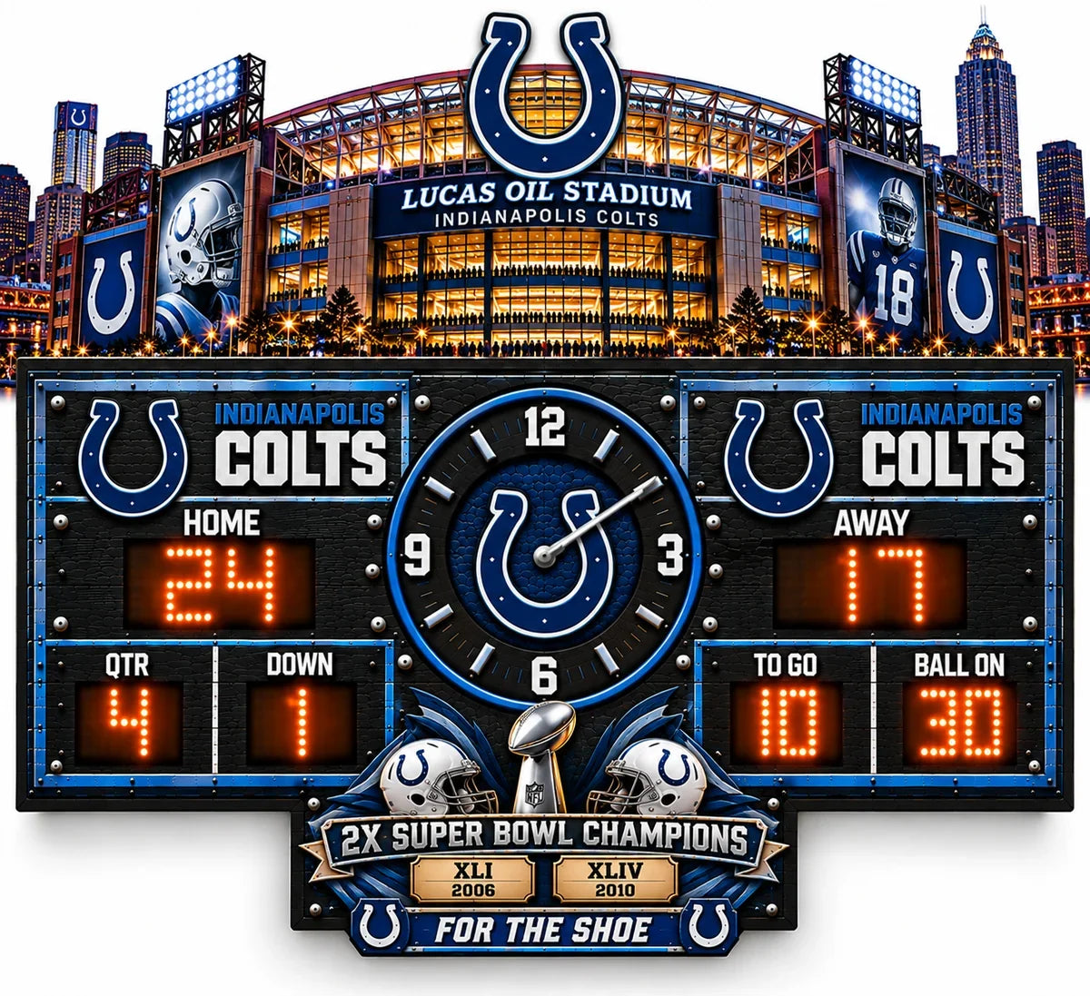 NFL Scoreboard Lamp