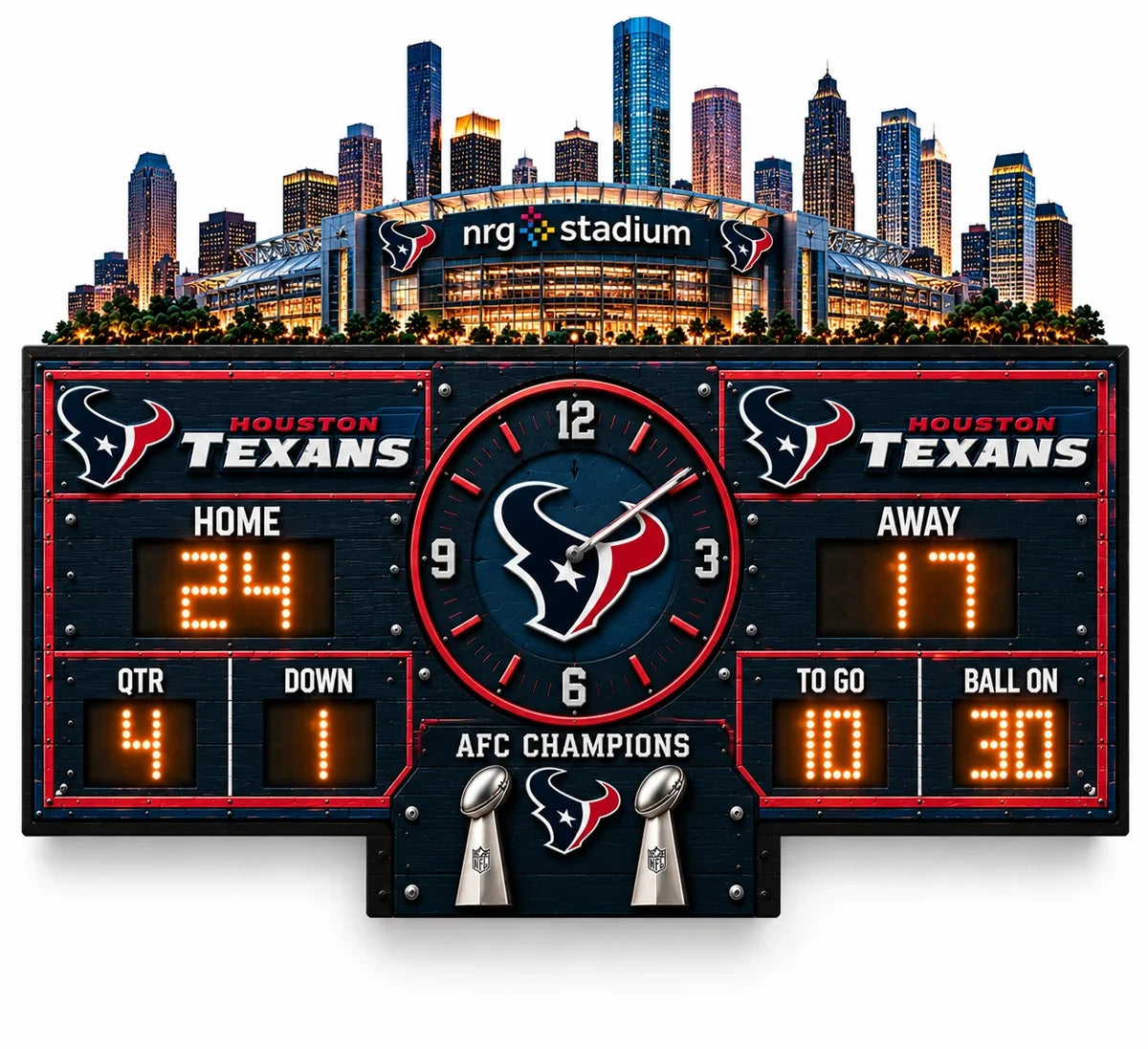 NFL Scoreboard Lamp