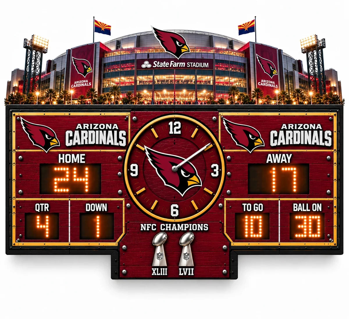 NFL Scoreboard Lamp