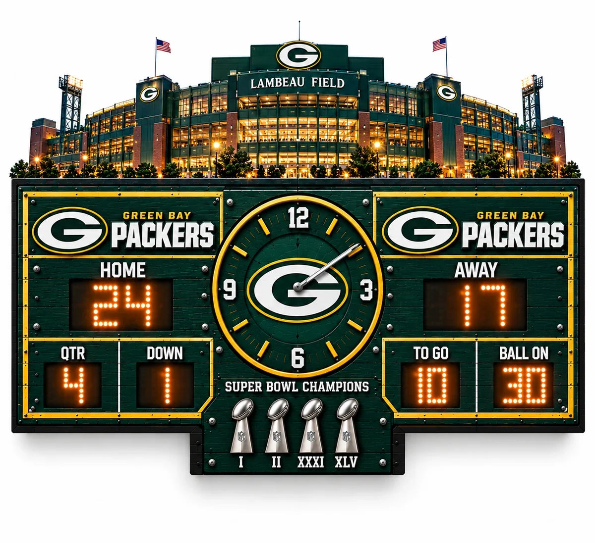 NFL Scoreboard Lamp
