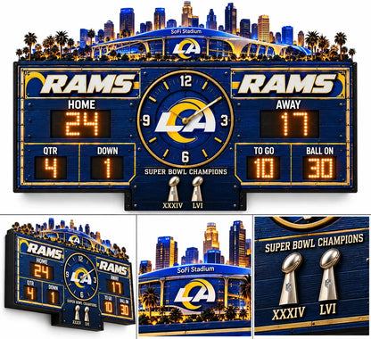 NFL Scoreboard Lamp