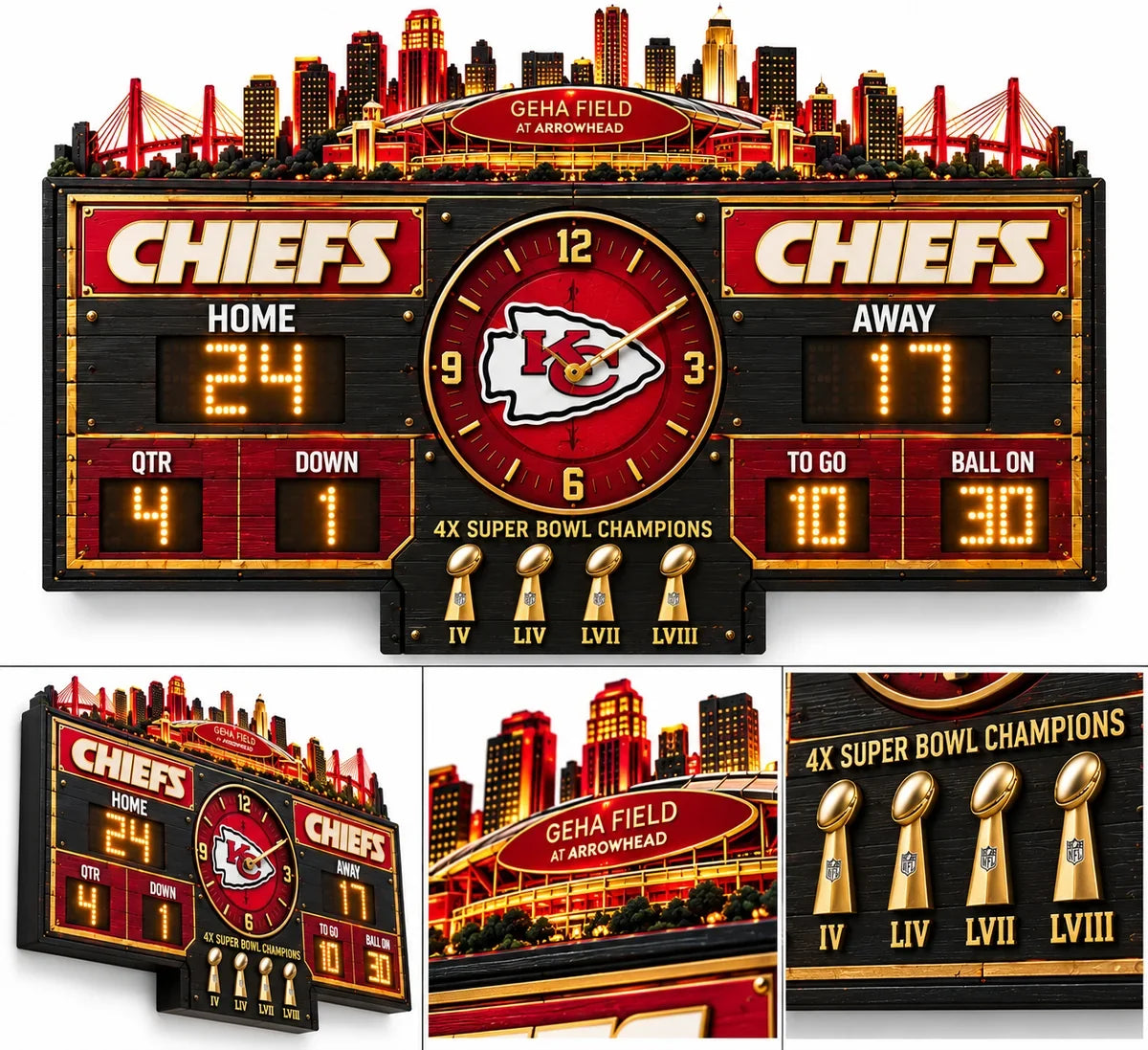 NFL Scoreboard Lamp