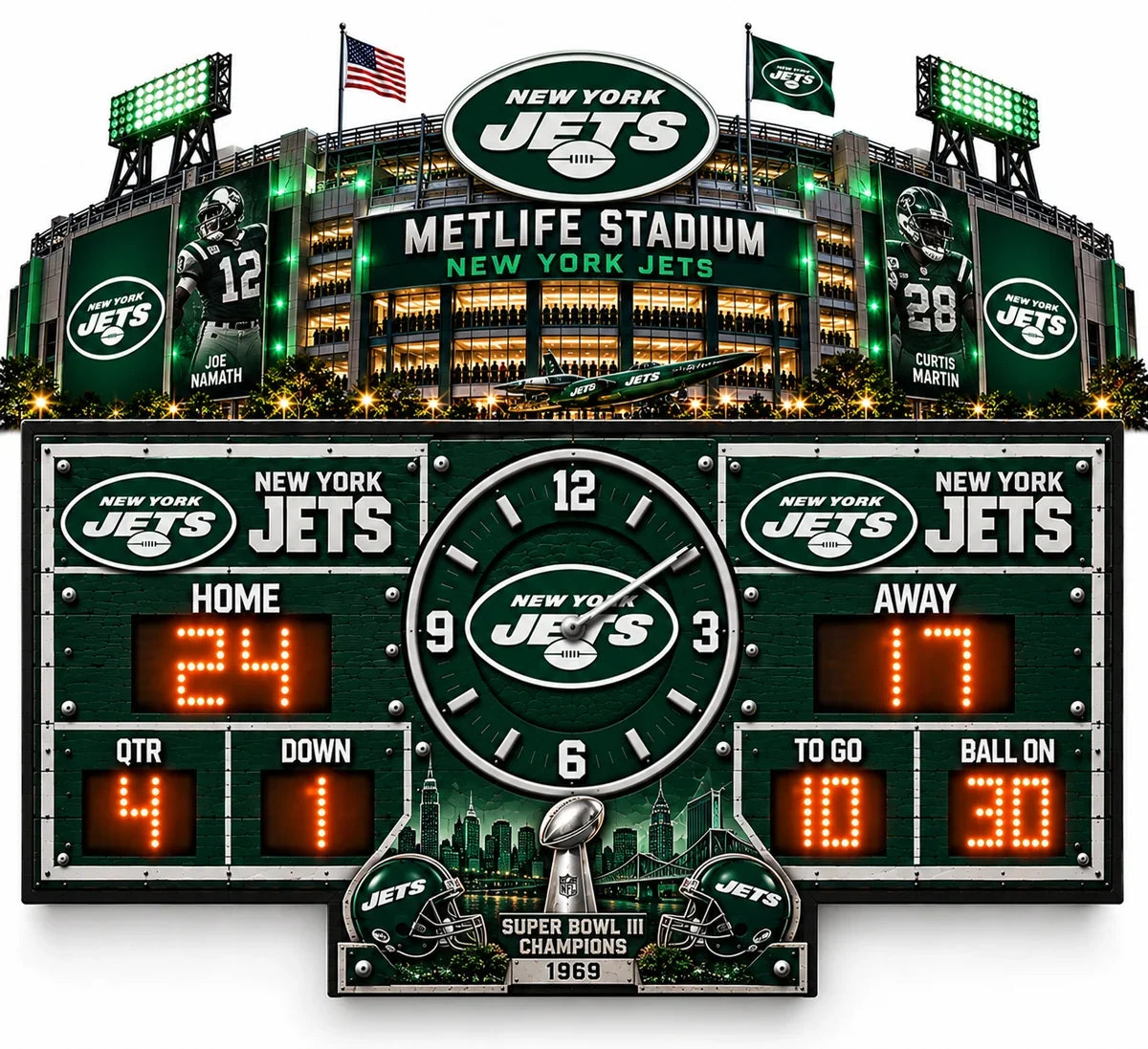 NFL Scoreboard Lamp