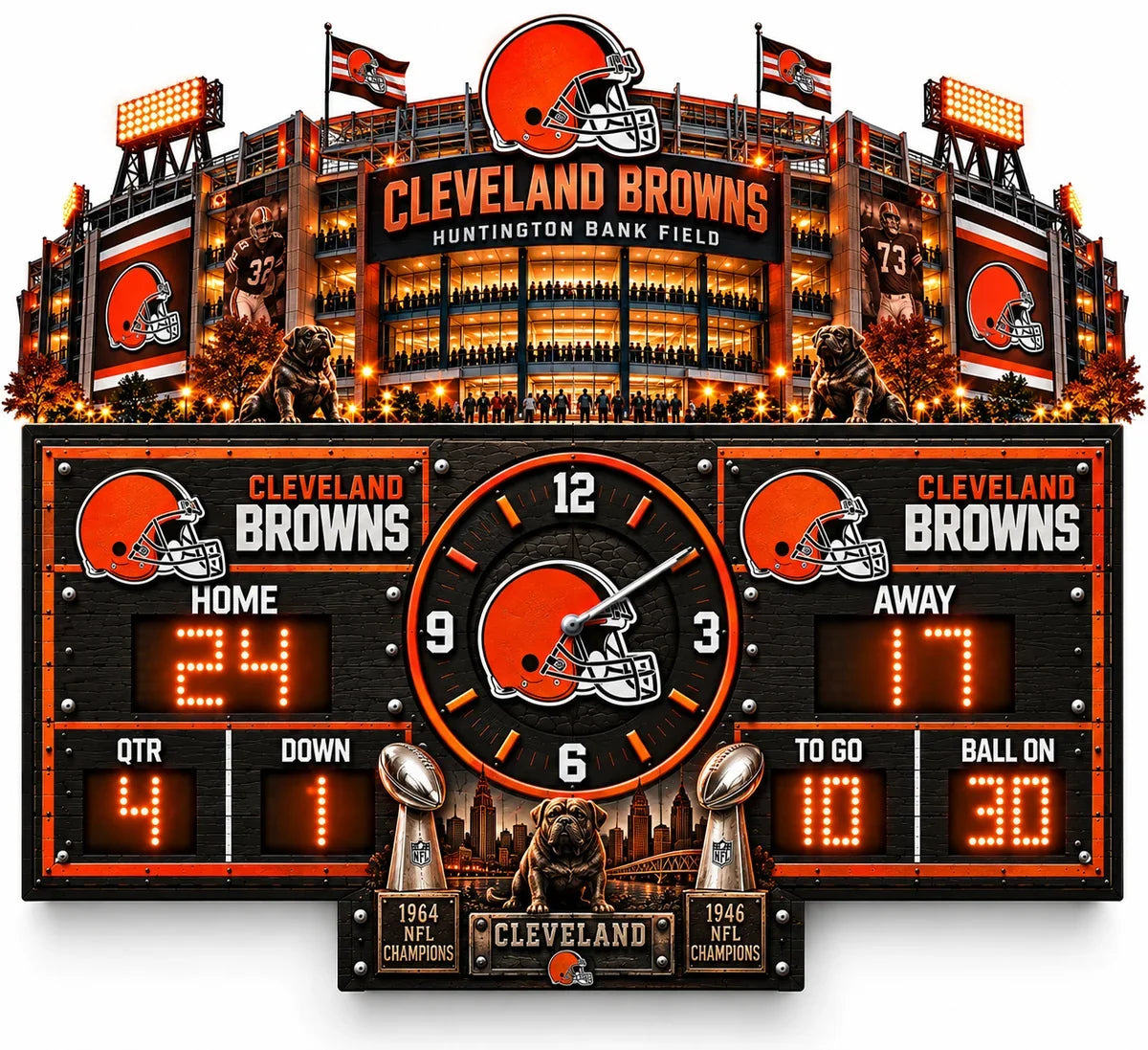 NFL Scoreboard Lamp