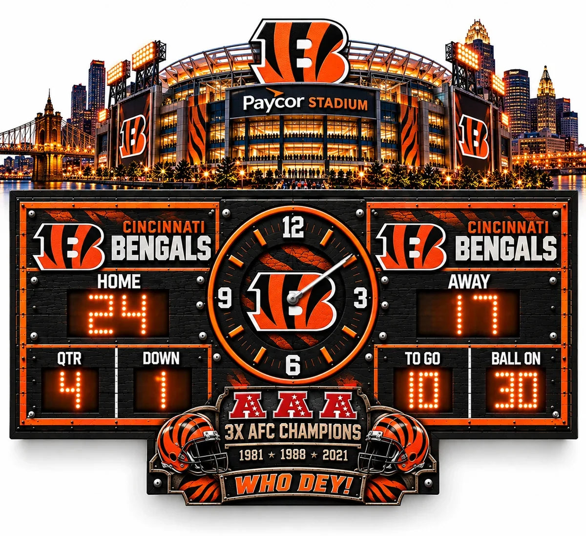 NFL Scoreboard Lamp