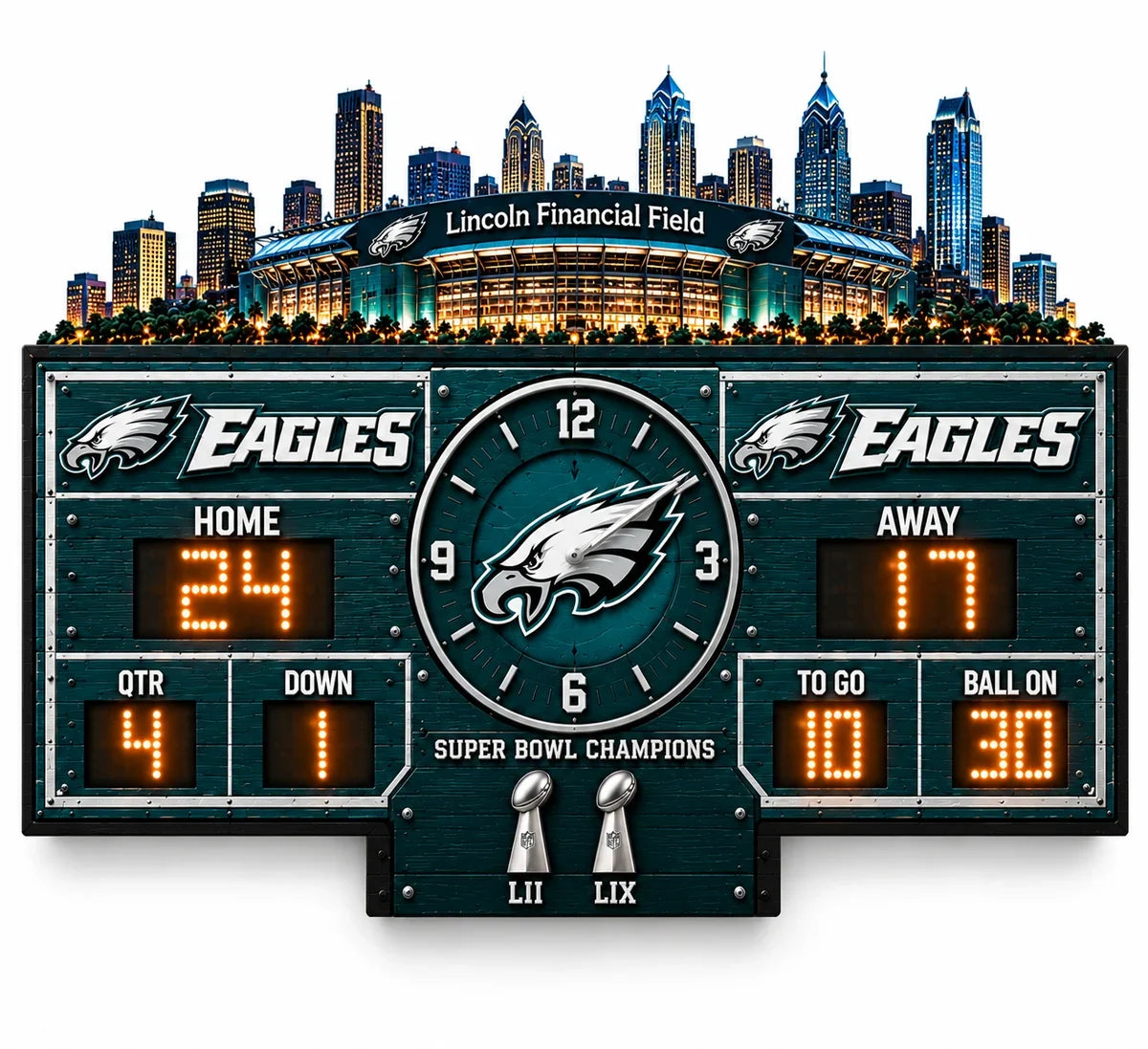 NFL Scoreboard Lamp